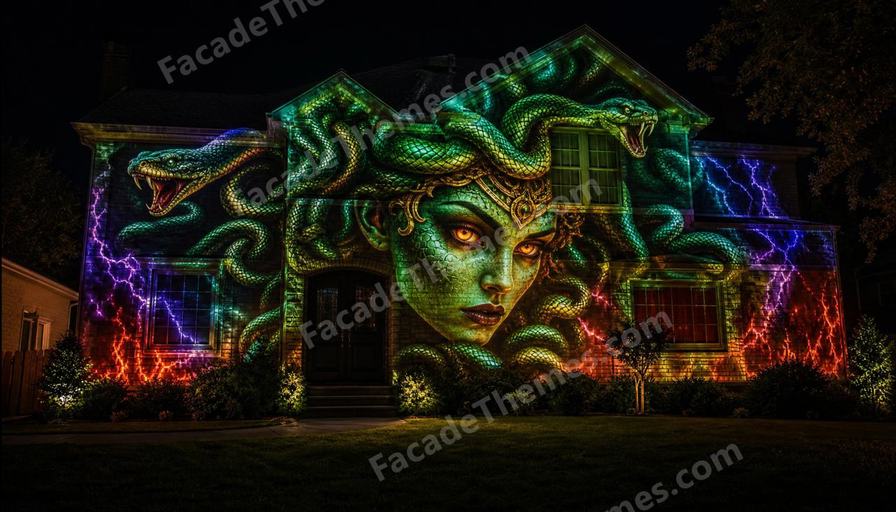 Medusa's Garden: The Gaze — AI concept art